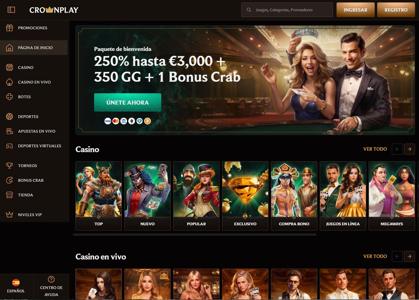 Crownplay Casino en Español