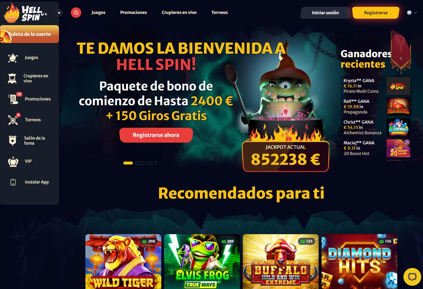 HellSpin Casino en Español
