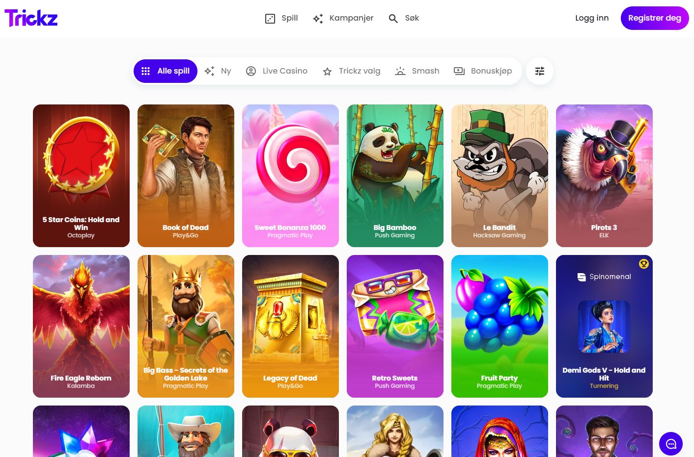 Trickz Casino Norge 2024