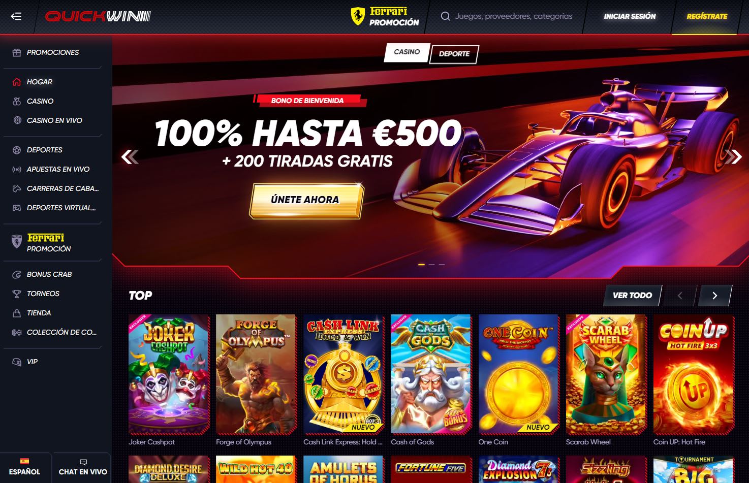 QuickWin Casino en Español