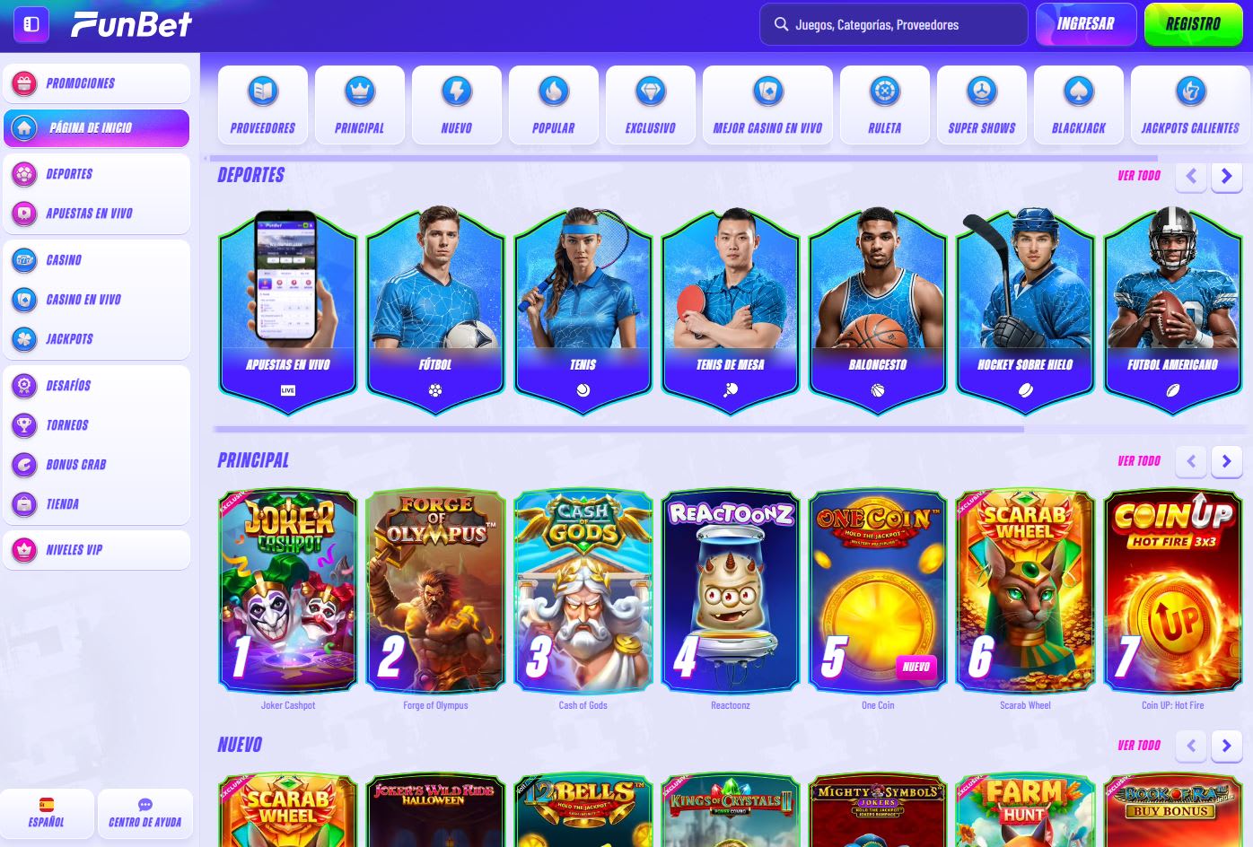 Funbet Casino en Español