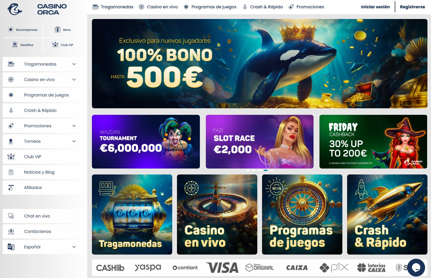 Casino Orca en Español