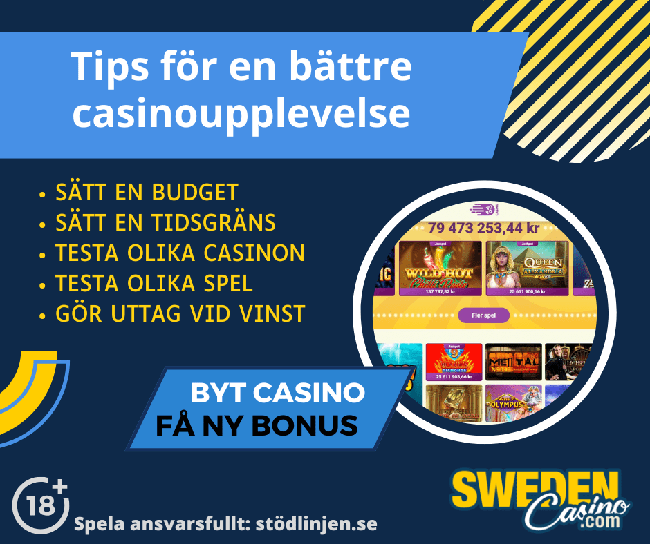 Tips för en bättre casinoupplevelse