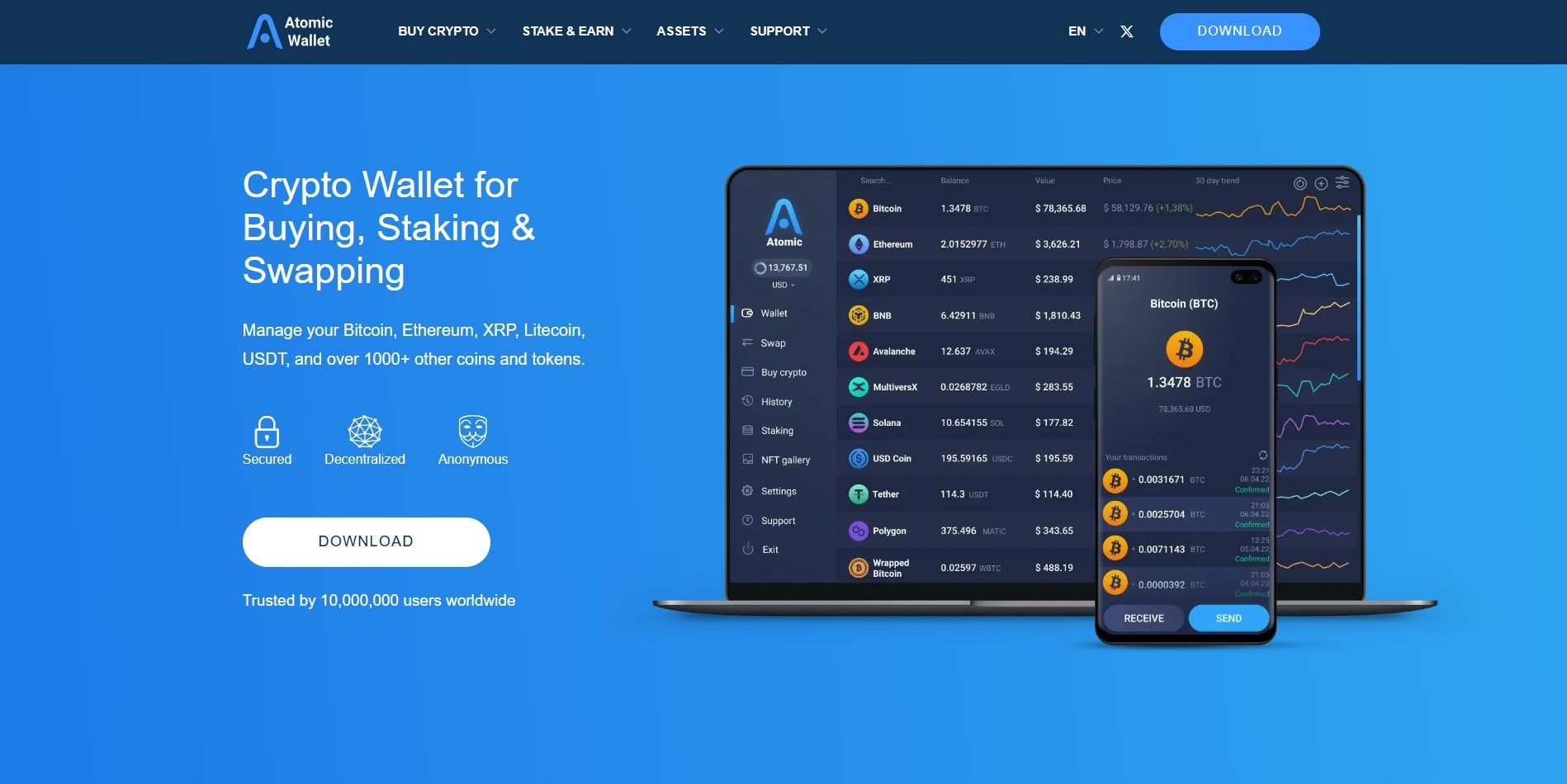 Atomic - Solana wallet