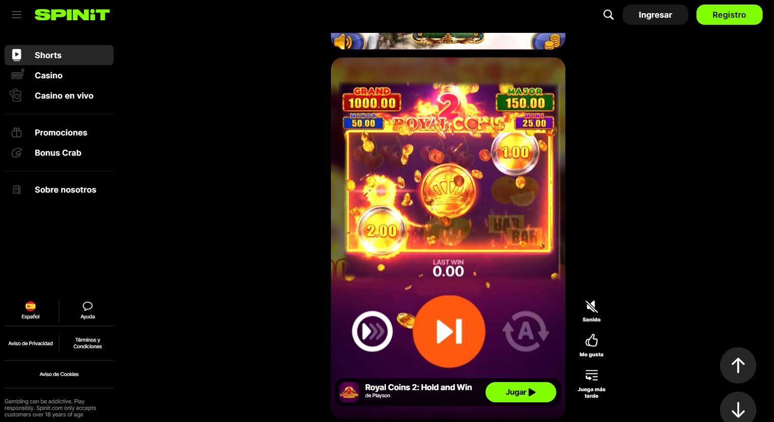Spinit Casino en Español 2025
