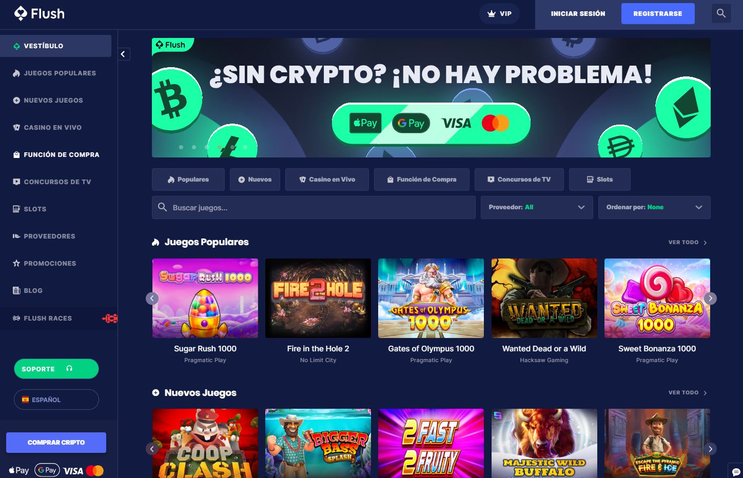 Flush Casino en Español 2025