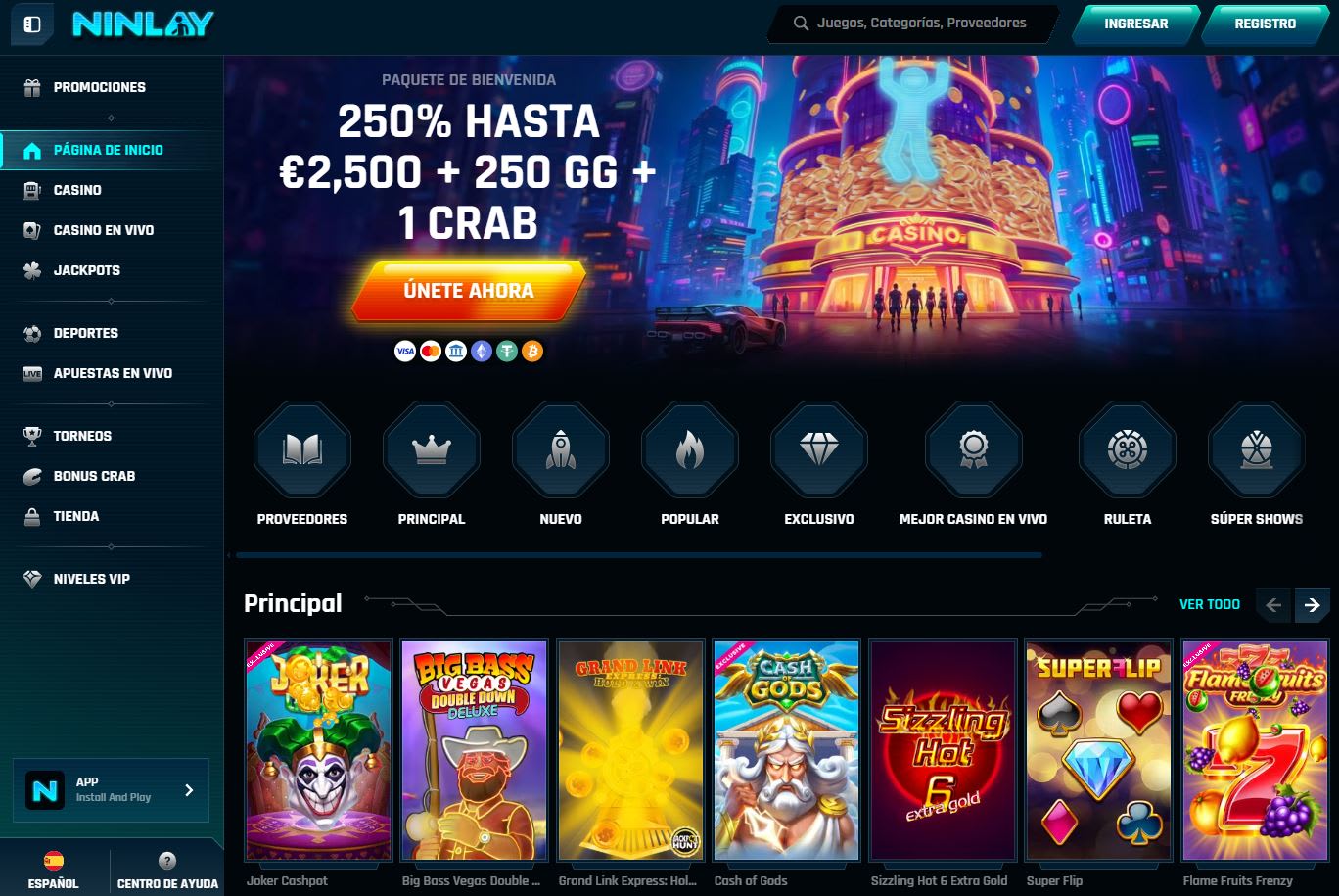 Ninlay Casino en Español 2025