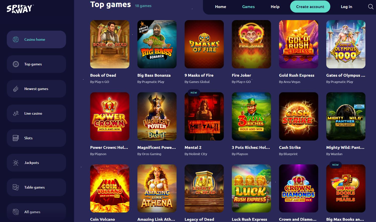 SpinAway Casino Norge 2025