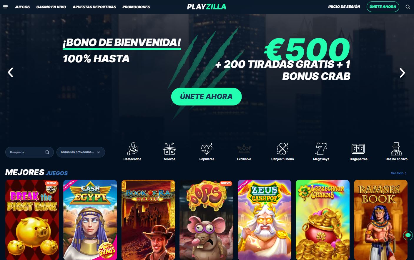 Playzilla Casino en Español 2025