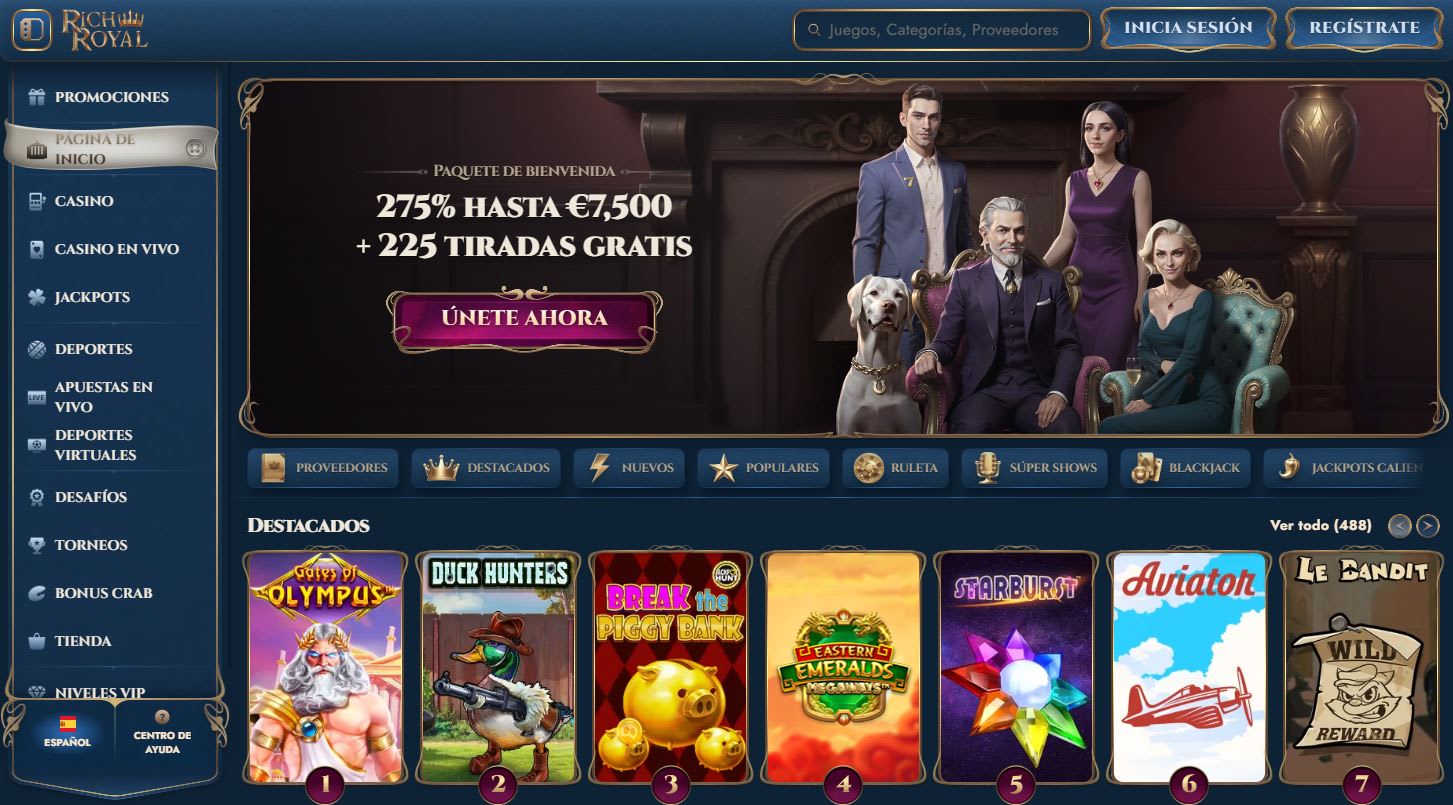 RichRoyal Casino en Español 2025