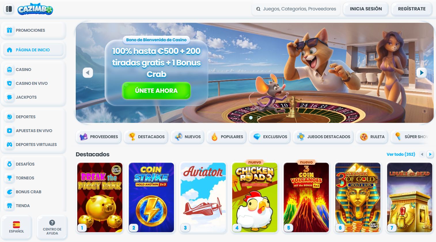 Cazimbo Casino en Español 2025