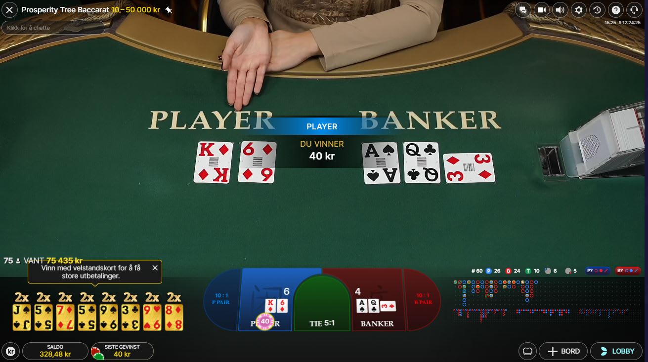 Prosperity Tree Baccarat (Evolution)