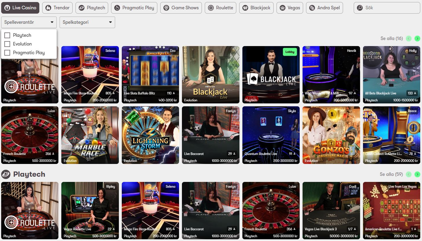 10bet Live Casino