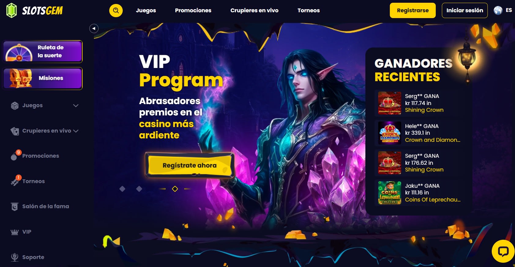 Slotsgem Casino en Español 2025