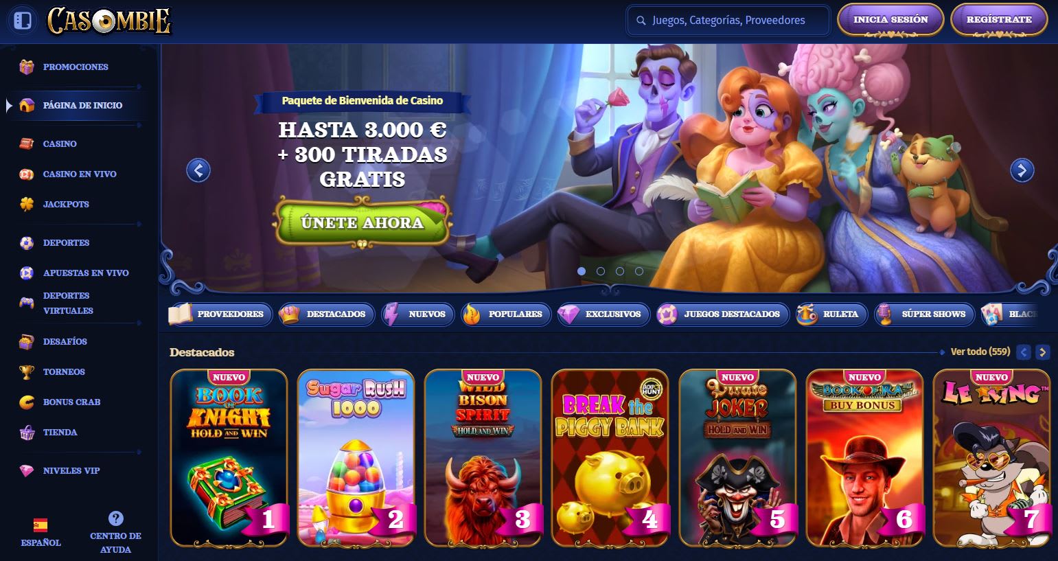 Casombie Casino en Español 2025