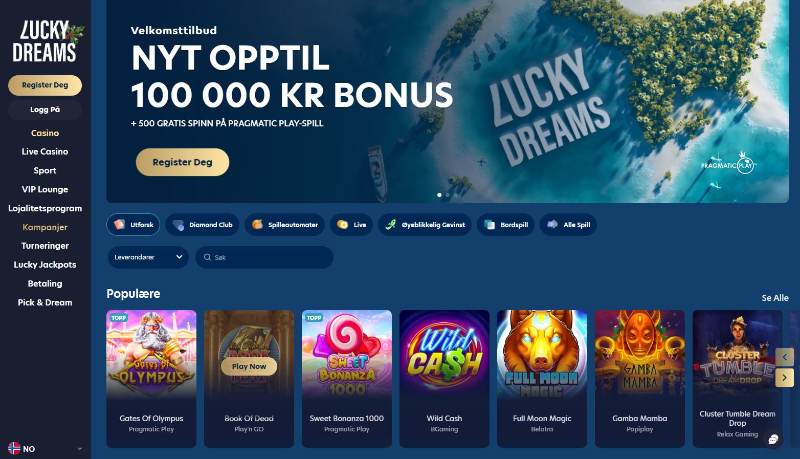 LuckyDreams Casino (på norsk) 2025