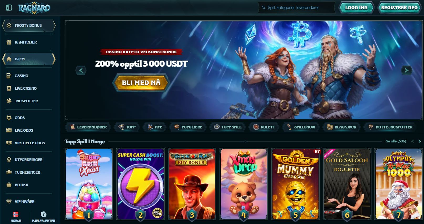 Ragnaro Casino (på norsk) 2025