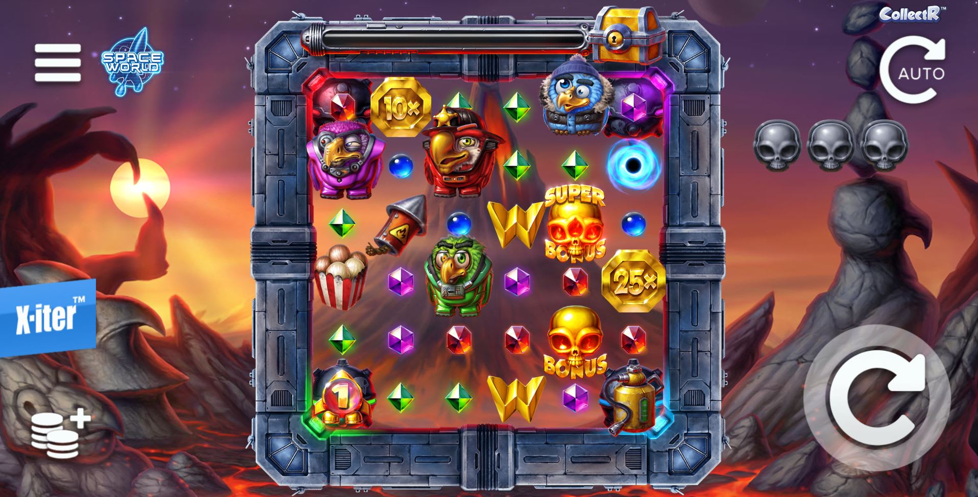 Pirots 4 Inferno (juego básico)