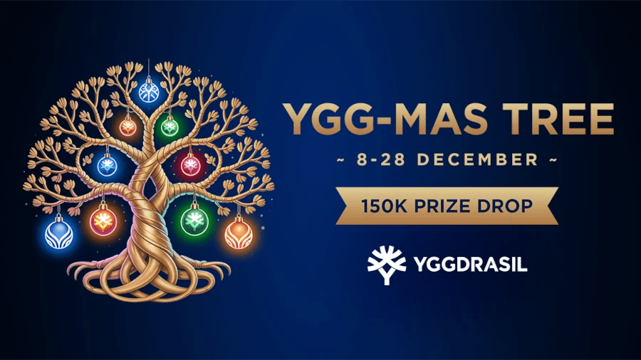 Ygg Tree YGG-mas Tree 2025 – En julekampanje med 1,5 millioner grunner til å spille