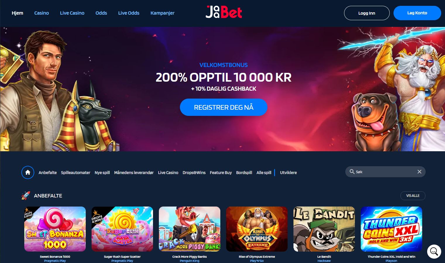 JaaBet Casino (på norsk) 2026