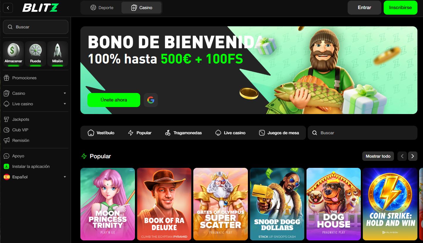 Blitz Casino en Español 2026