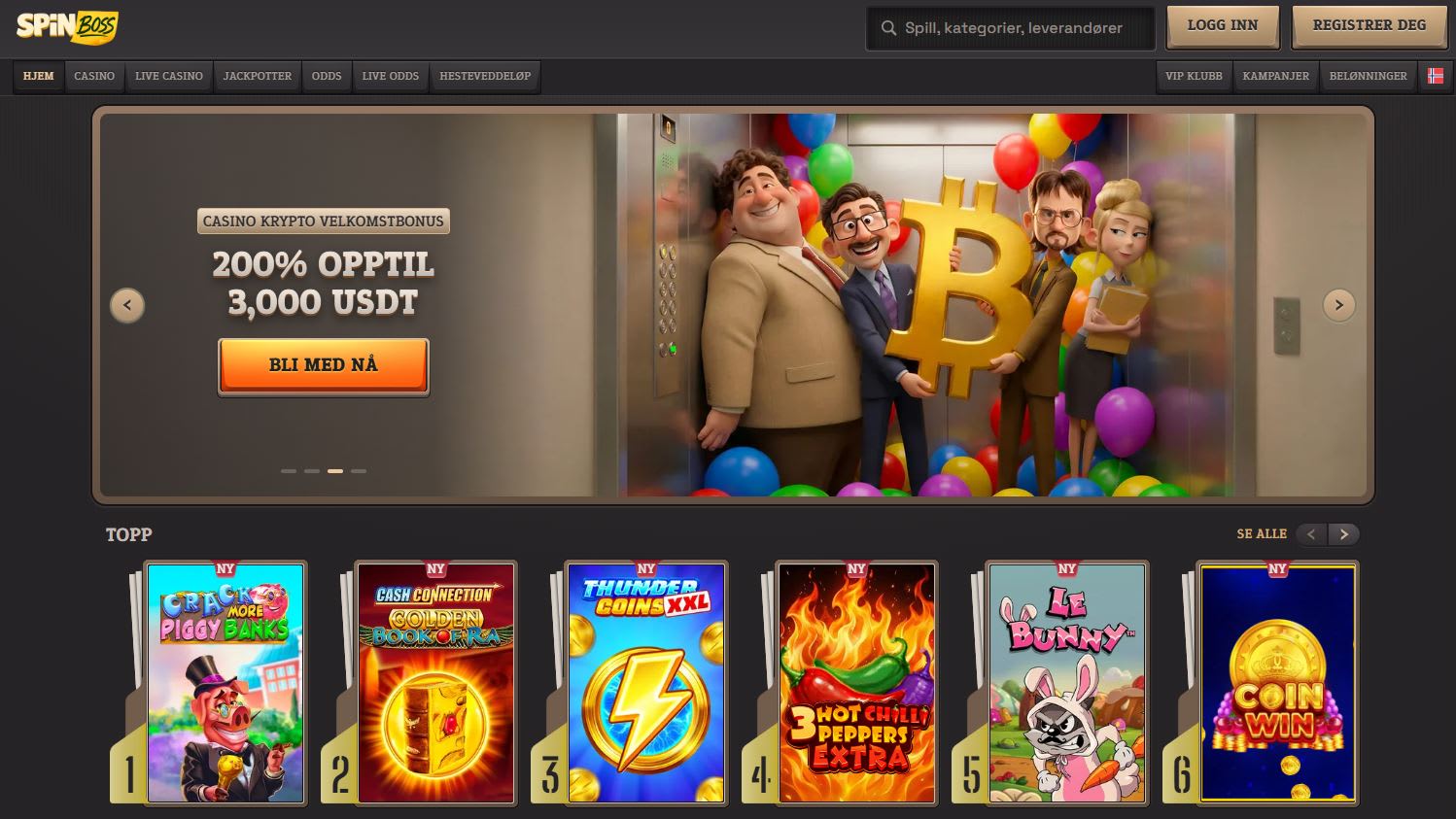Spinboss Casino Norge 2026
