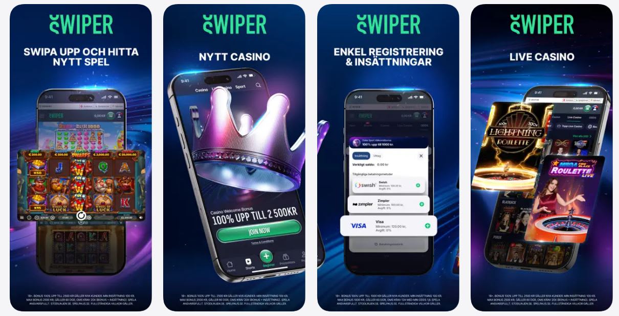 Swipers svenska iPhone-app
