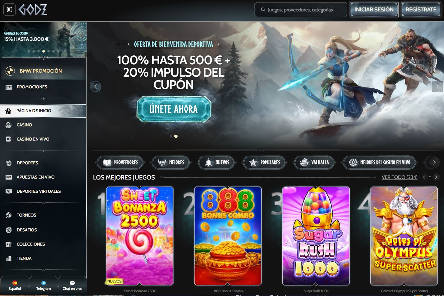 Godz Casino en Español 2026