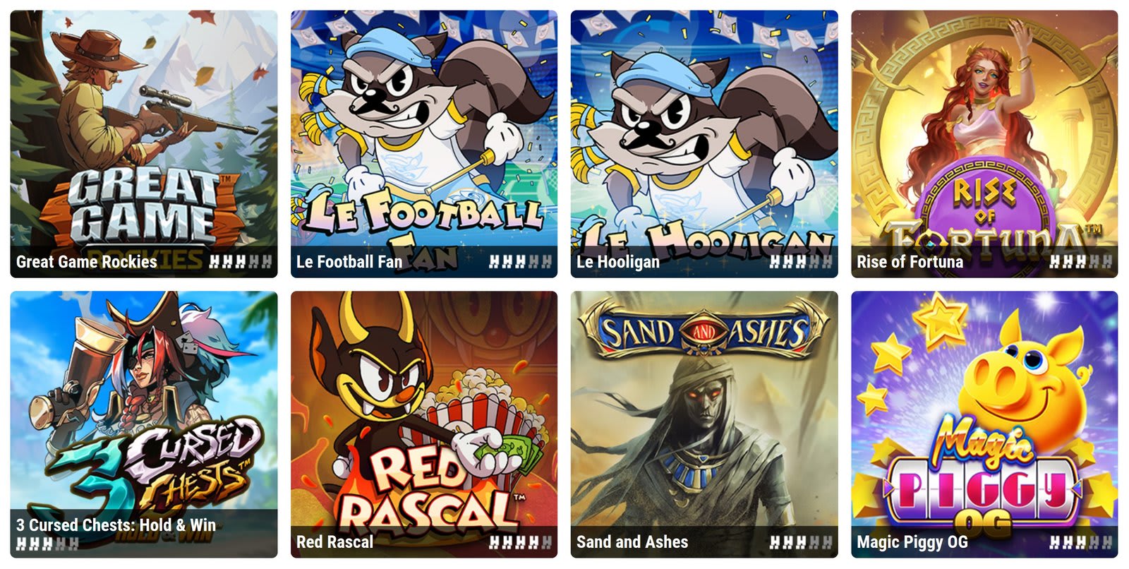 Hacksaw latest slot releases