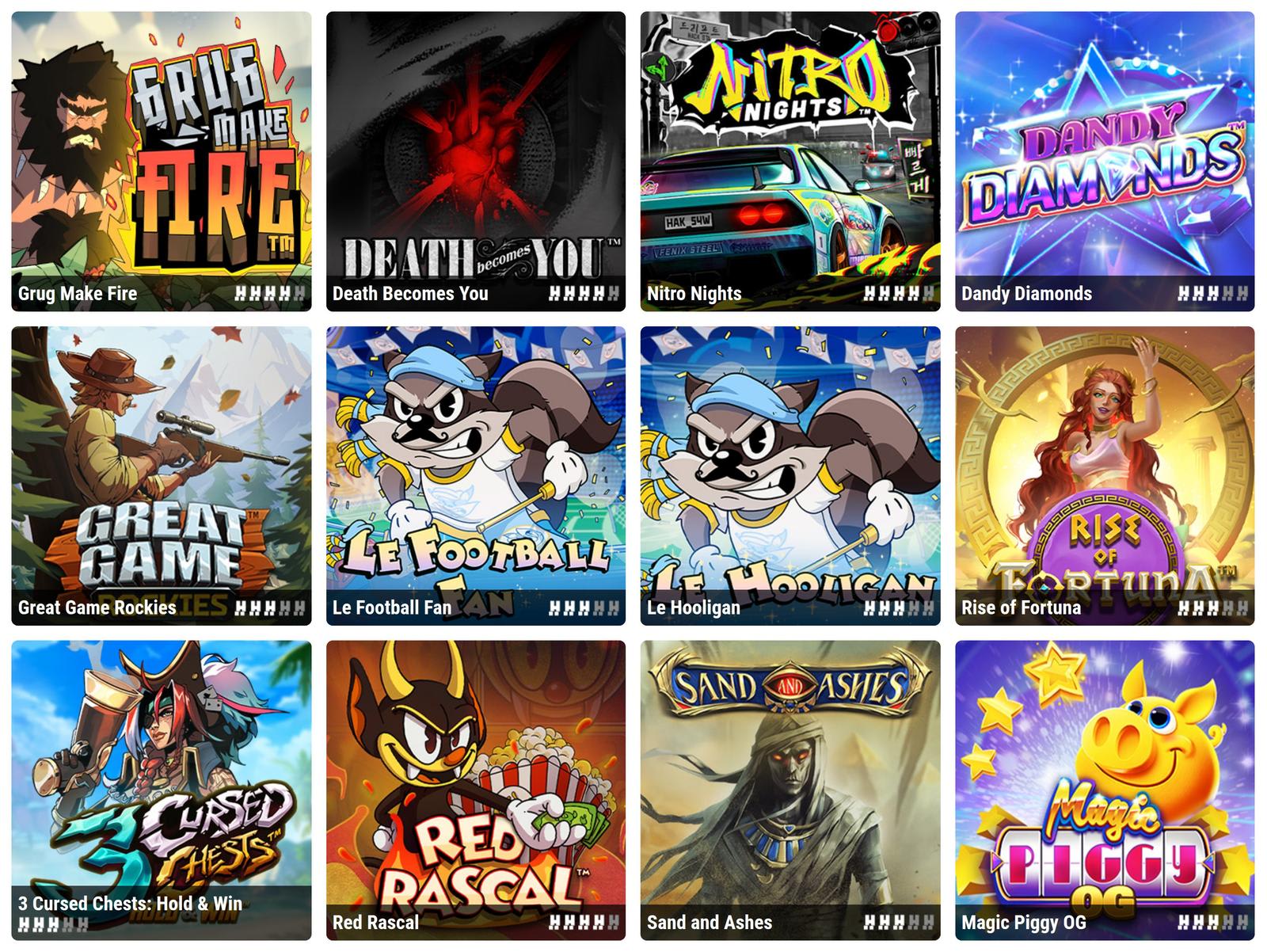 Hacksaw latest slot releases