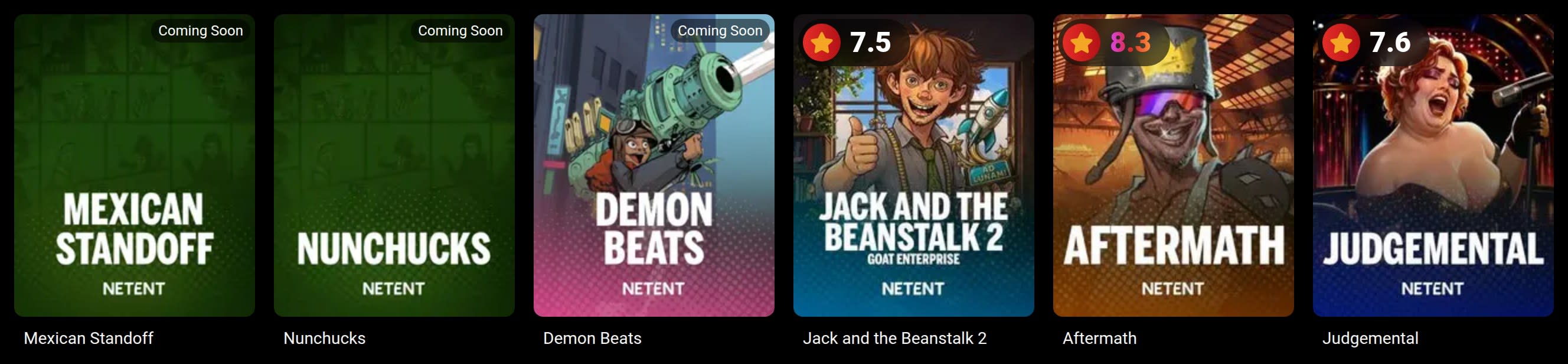 NetEnt latest slot releases