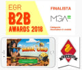 MGA la desarrolladora de tragaperras online finalista de los premios EGR B2B 2018 Awards y e-Gaming