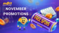 mBitcasino November Promotions: Free Spins, Massive Prize Pools & Exclusive Rewards!