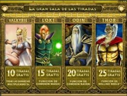 Juego de tiradas gratis