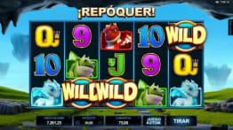 Juego Dragonz con Wild deal