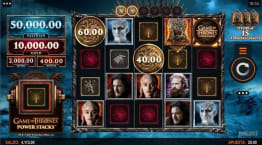Tragaperras Game of Thrones Power Stacks
