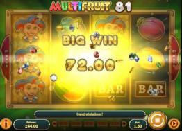 Multifruit 81 Big Win