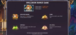 Spellbook Bonus Game
