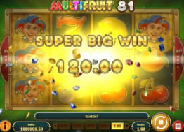 MultiFruit 81 Storvinst!