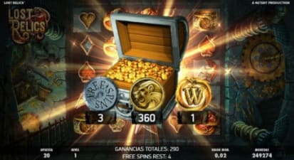 Tiradas gratis cofre oculto