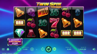 Tragaperras online Twin Spin XXXtreme