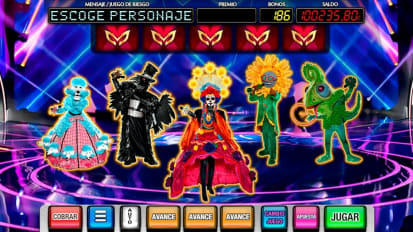 Tragaperras Mask Singer -MiniJuego
