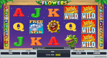 Flowers (free spins round)