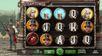 Steam Tower Slotsspel