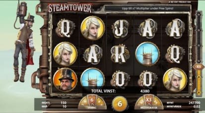 Steam Tower Freespins