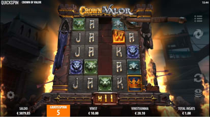 Crown of Valor Free Spins