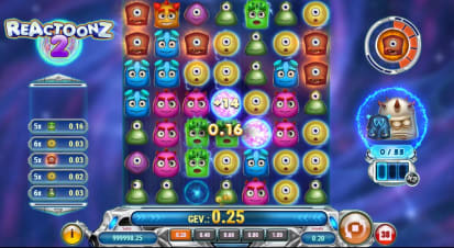 Reactoonz 2 Slot