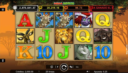 Tragaperras de bote progresivo Mega Moolah