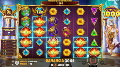 Tiradas gratis de Gates of Olympus 1000