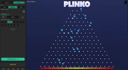 Krasjspillet Plinko